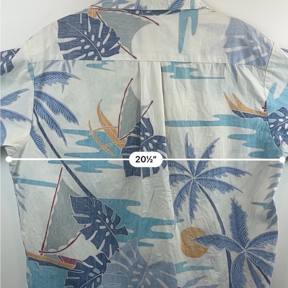 VTG BANNERS SURF AND BOARDERS STYLE REVERSE PRINT HAWAIIAN SHIRT LARGE